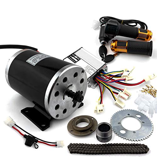 L-faster 1000W Electric Motorcycle Motor Kit Use 25H Chain Drive High Speed Electric Scooter Replacement Electric Karting Conversion kit (36V Twist kit) von L-faster