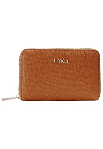 L.CREDI Damen Portemonnaie Ebba - Klassisch, Cognac (Hellbraun), RFID-geschützt L.CREDI Damen Portemonnaie Ebba - Klassisch, Cognac (Hellbraun), RFID-geschützt von L.CREDI