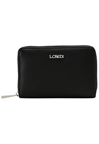 L.CREDI Women's FLIPPA Bi-Fold Wallet, schwarz L.CREDI Women's FLIPPA Bi-Fold Wallet, schwarz von L.CREDI