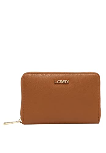 L.CREDI Women's FLIPPA Bi-Fold Wallet, Cognac L.CREDI Women's FLIPPA Bi-Fold Wallet, Cognac von L.CREDI