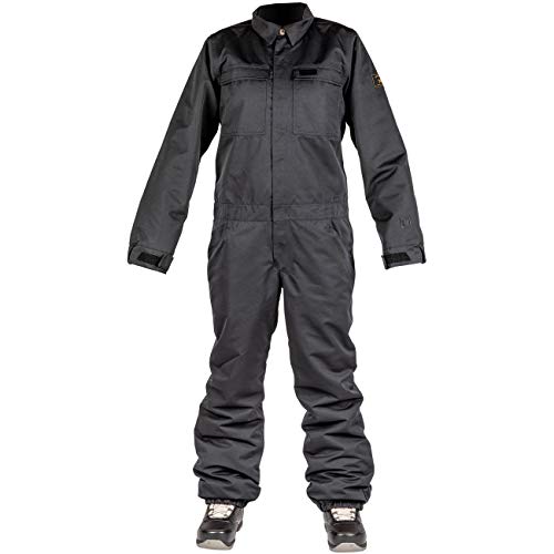 L1 HELLDIVER ´20 Damen, Snowboard- Jumpsuit, Snowboardanzug, Einteiler, Overall, 2 Lagig mit Belüftungsschlitzen, Regular Fit, workerstyle, M, BLACK L1 HELLDIVER ´20 Damen, Snowboard- Jumpsuit, Snowboardanzug, Einteiler, Overall, 2 Lagig mit Belüftungsschlitzen, Regular Fit, workerstyle, M, BLACK von L1
