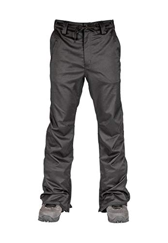 THUNDER PNT´20 Snowboardhose, 20.000mm/20.000g, Skinny Fit, 2 Lagen, Schlichter- Style, Schnürsenkelgürtel, Chinostil, schmale Hose, XS, BLACK THUNDER PNT´20 Snowboardhose, 20.000mm/20.000g, Skinny Fit, 2 Lagen, Schlichter- Style, Schnürsenkelgürtel, Chinostil, schmale Hose, XS, BLACK von L1