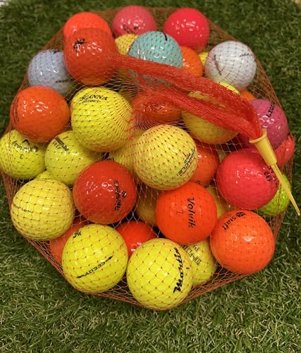 50 Bunte Lakeballs/Golfbälle Mix AAA/AA Qualität von LA-Balls