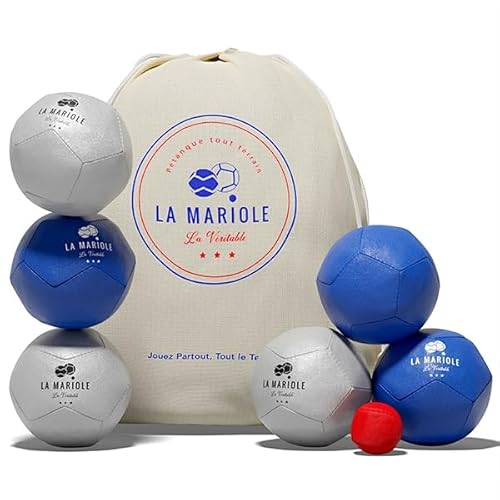 La Mariole – Boccia-Kugeln für alle Terrain Innen und Außen – offizielles Pack Blau & Silber V4 La Mariole – Boccia-Kugeln für alle Terrain Innen und Außen – offizielles Pack Blau & Silber V4 von LA MARIOLE La Véritable Pétanque Tout Terrain