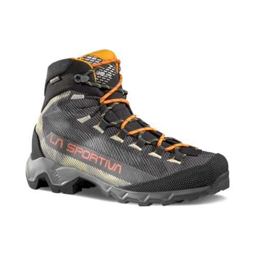 La Sportiva Aequilibrium Hike Gtx carbon/papaya (900102) 44 von LA SPORTIVA