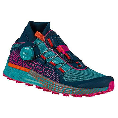 LA SPORTIVA Damen Cyklon Schuhe, Storm Blue-Cherry Tomato, EU 41 von LA SPORTIVA