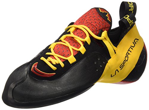 LA SPORTIVA Genius Gelb-Rot - Präziser sensibler Kletter-Schnürschuh, Größe EU 38 - Farbe Red - Yellow LA SPORTIVA Genius Gelb-Rot - Präziser sensibler Kletter-Schnürschuh, Größe EU 38 - Farbe Red - Yellow von LA SPORTIVA