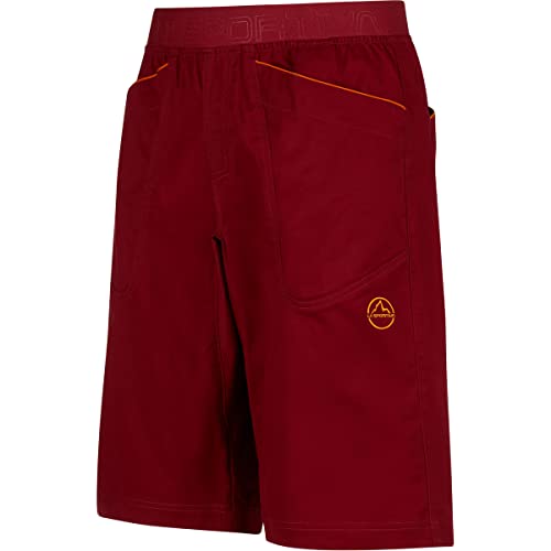 LA SPORTIVA Herren Flatanger Shorts, Sangria-Hawaiian Sun, M von LA SPORTIVA