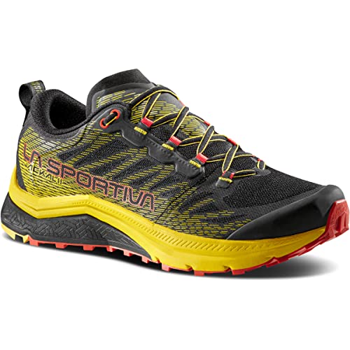 LA SPORTIVA Herren Jackal II Schuhe, Black-Yellow, EU 42.5 von LA SPORTIVA