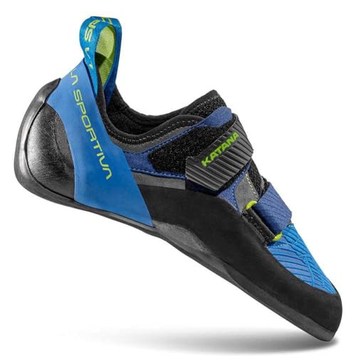 Kletterschuh Katana - La Sportiva, Größe:2 UK / 35, Farbe:Electric Blue/Lime Punch von LA SPORTIVA