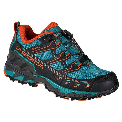 LA SPORTIVA Kinder Ultra Raptor II GTX Schuhe, lagoon-cherry tomato, EU 38 von LA SPORTIVA