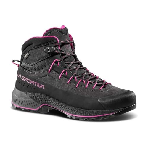 LA SPORTIVA LaSportiva TX4 Evo Mid Woman GTX - Damen Wanderschuh - Carbon/Springtime - 38,5 von LA SPORTIVA