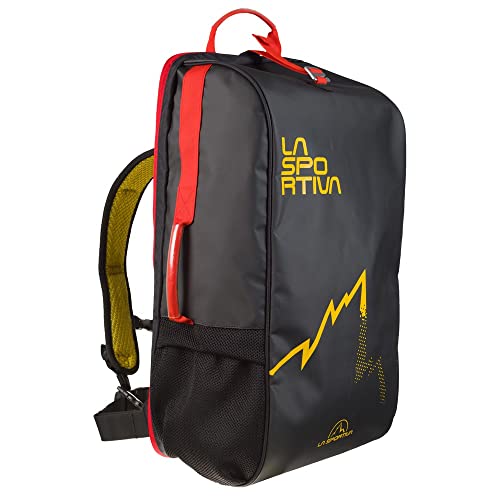 LA SPORTIVA Travel Bag 45 - Reiserucksack black/yellow von LA SPORTIVA