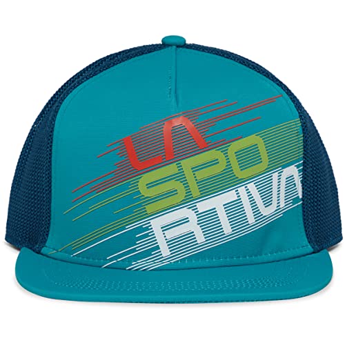 LA SPORTIVA Trucker Cap Stripe Evo, Lagoon-Storm Blue, L von LA SPORTIVA