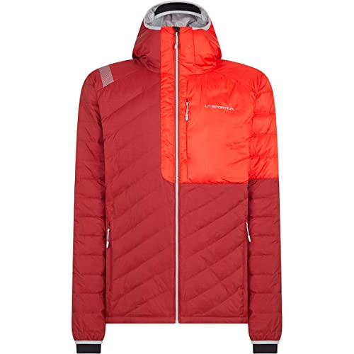 La Sportiva Zone Down Jkt M Herrenjacke, Herren, Weste, L22309311, Chili/Mohnblume, L von LA SPORTIVA