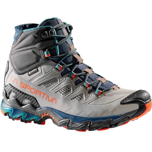 La Sportiva Damen Ultra Raptor II Mid Leather GTX Schuhe, Grey-Cherry Tomato, EU 42 von LA SPORTIVA