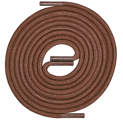 LACCICO Schnürsenkel | Rund Robust Gewachst | Durchmesser 2,5 mm Farbe:Braun Länge:90 cm LACCICO Schnürsenkel | Rund Robust Gewachst | Durchmesser 2,5 mm Farbe:Braun Länge:90 cm von LACCICO