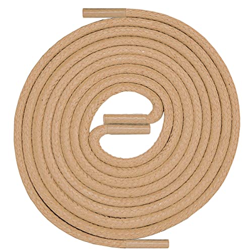 LACCICO Schnürsenkel | Rund Robust Gewachst | Durchmesser 2,5 mm Farbe:Caramelbraun Länge:90 cm LACCICO Schnürsenkel | Rund Robust Gewachst | Durchmesser 2,5 mm Farbe:Caramelbraun Länge:90 cm von LACCICO