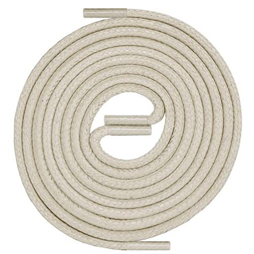 LACCICO Schnürsenkel | Rund Robust Gewachst | Durchmesser 2,5 mm Farbe:Graubeige Länge:75 cm LACCICO Schnürsenkel | Rund Robust Gewachst | Durchmesser 2,5 mm Farbe:Graubeige Länge:75 cm von LACCICO