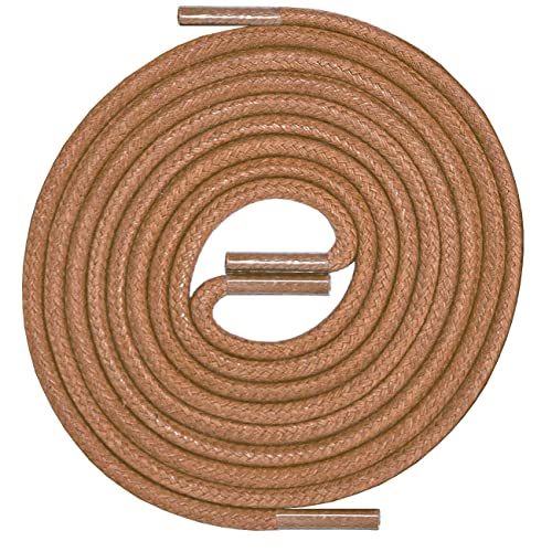 LACCICO Schnürsenkel | Rund Robust Gewachst | Durchmesser 2,5 mm Farbe:Hellbraun Länge:45 cm LACCICO Schnürsenkel | Rund Robust Gewachst | Durchmesser 2,5 mm Farbe:Hellbraun Länge:45 cm von LACCICO