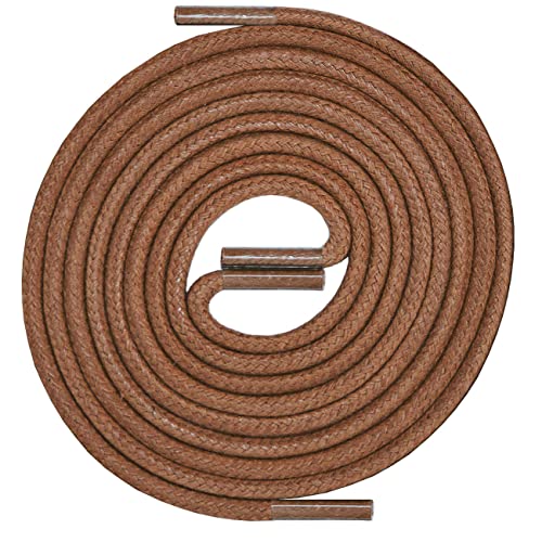 LACCICO Schnürsenkel | Rund Robust Gewachst | Durchmesser 2,5 mm Farbe:Mittelbraun Länge:45 cm LACCICO Schnürsenkel | Rund Robust Gewachst | Durchmesser 2,5 mm Farbe:Mittelbraun Länge:45 cm von LACCICO