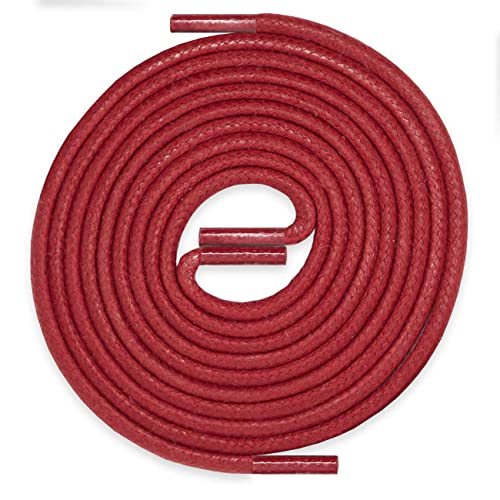 LACCICO Schnürsenkel | Rund Robust Gewachst | Durchmesser 2,5 mm Farbe:Rot Länge:60 cm LACCICO Schnürsenkel | Rund Robust Gewachst | Durchmesser 2,5 mm Farbe:Rot Länge:60 cm von LACCICO