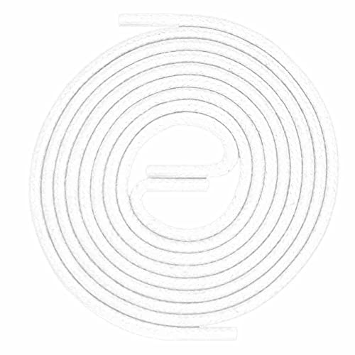 LACCICO Schnürsenkel | Rund Robust Gewachst | Durchmesser 2,5 mm Farbe:Weiß Länge:90 cm LACCICO Schnürsenkel | Rund Robust Gewachst | Durchmesser 2,5 mm Farbe:Weiß Länge:90 cm von LACCICO