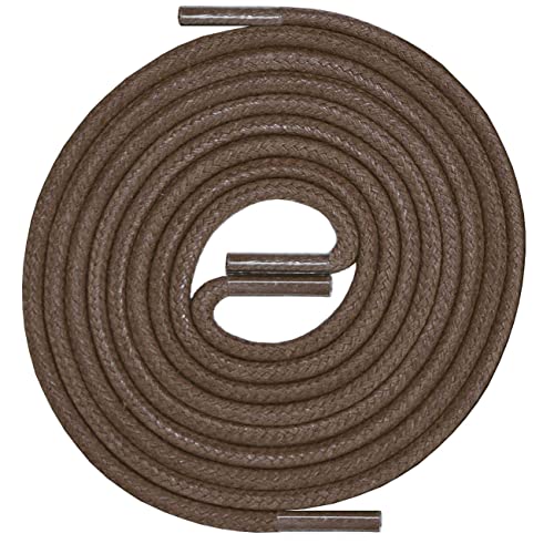 LACCICO Schnürsenkel | Rund Robust Gewachst | Durchmesser 2,5 mm Farbe:Nussbraun Länge:60 cm LACCICO Schnürsenkel | Rund Robust Gewachst | Durchmesser 2,5 mm Farbe:Nussbraun Länge:60 cm von LACCICO