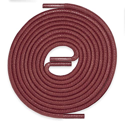LACCICO Schnürsenkel | Rund Robust Gewachst | Durchmesser 2,5 mm Farbe:Rostrot Länge:45 cm LACCICO Schnürsenkel | Rund Robust Gewachst | Durchmesser 2,5 mm Farbe:Rostrot Länge:45 cm von LACCICO