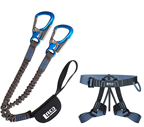 LACD Klettersteigset Pro Evo blue + Klettersteiggurt Easy Exp von LACD