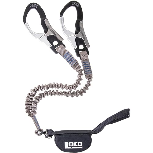 LACD Damen, Herren Klettersteigset KLETTERSTEIGSET Ultimate FERRATA S schwarz-Silber Einheitsgröße LACD Damen, Herren Klettersteigset KLETTERSTEIGSET Ultimate FERRATA S schwarz-Silber Einheitsgröße von LACD