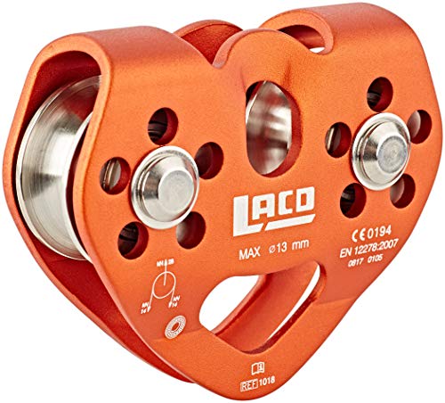 LACD Unisex – Erwachsene Tandem Pulley Seilrollen, Black, Uni LACD Unisex – Erwachsene Tandem Pulley Seilrollen, Black, Uni von LACD