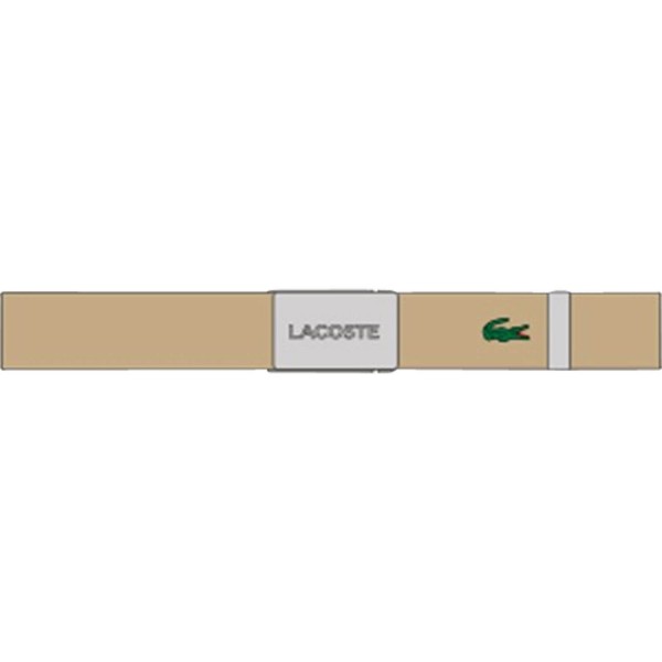 LACOSTE Gürtel Made in France sand von LACOSTE