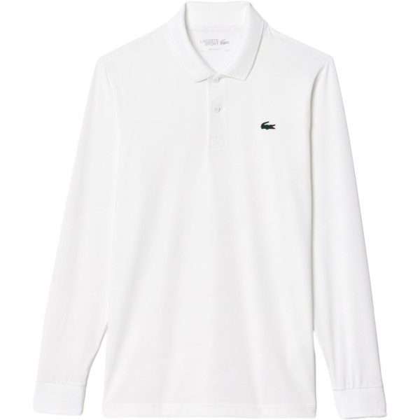 LACOSTE Polo langarm weiß von LACOSTE