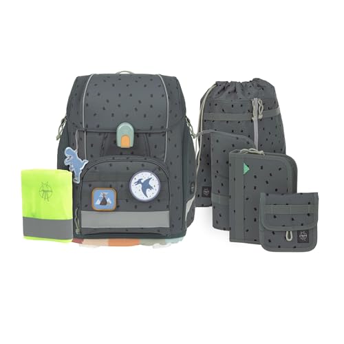 LÄSSIG 7-teiliges Schulranzen Set Kinder/School Set Boxy Unique Speckles anthracite LÄSSIG 7-teiliges Schulranzen Set Kinder/School Set Boxy Unique Speckles anthracite von LÄSSIG