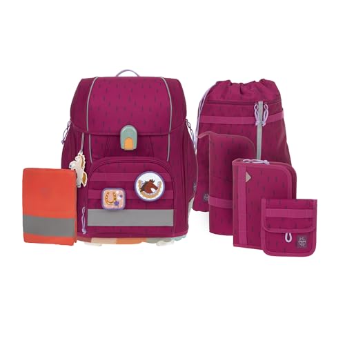 LÄSSIG 7-teiliges Schulranzen Set Kinder/School Set Boxy Unique Speckles berry LÄSSIG 7-teiliges Schulranzen Set Kinder/School Set Boxy Unique Speckles berry von LÄSSIG