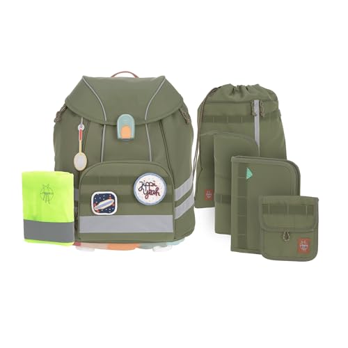 LÄSSIG 7-teiliges Schulranzen Set Kinder/School Set Flexy Unique Olive LÄSSIG 7-teiliges Schulranzen Set Kinder/School Set Flexy Unique Olive von LÄSSIG