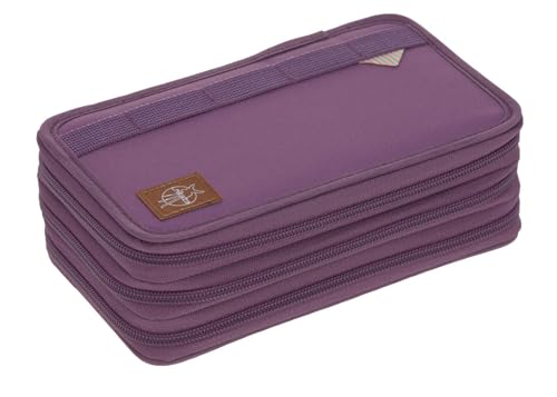 LÄSSIG Federmäppchen befüllt 20-teilig / School Triple Pencil Case Unique Lila LÄSSIG Federmäppchen befüllt 20-teilig / School Triple Pencil Case Unique Lila von LÄSSIG