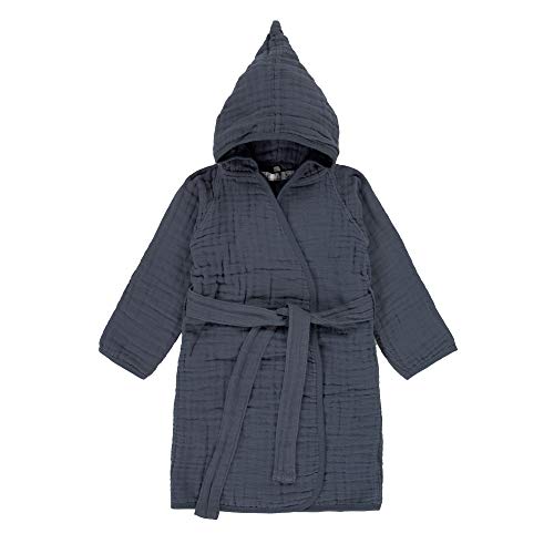 LÄSSIG Kinder Bademantel Baumwolle/Muslin Bathrobe navy 24 - 36 Monate LÄSSIG Kinder Bademantel Baumwolle/Muslin Bathrobe navy 24 - 36 Monate von LÄSSIG