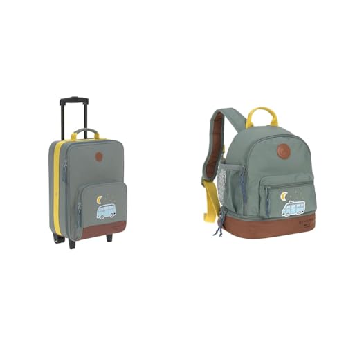 LÄSSIG Kinder Trolley Reisekoffer mit Packriemen und Rollen 18,3 Liter, 46 cm & Kinderrucksack mit Brustgurt Kindergartentasche Kindergartenrucksack 27 cm LÄSSIG Kinder Trolley Reisekoffer mit Packriemen und Rollen 18,3 Liter, 46 cm & Kinderrucksack mit Brustgurt Kindergartentasche Kindergartenrucksack 27 cm von LÄSSIG