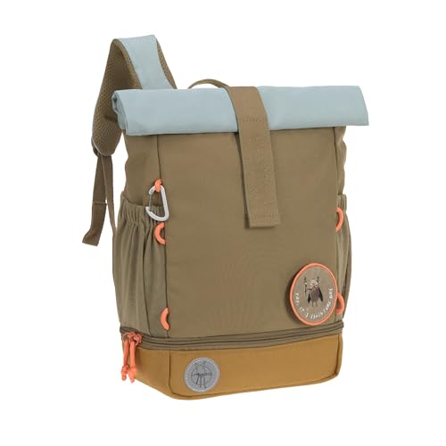 LÄSSIG Kindergartenrucksack Kinderrucksack Rolltop mit Brustgurt - ab 3 Jahren - 11 Liter / Mini Rolltop Backpack Nature Oliv LÄSSIG Kindergartenrucksack Kinderrucksack Rolltop mit Brustgurt - ab 3 Jahren - 11 Liter / Mini Rolltop Backpack Nature Oliv von LÄSSIG