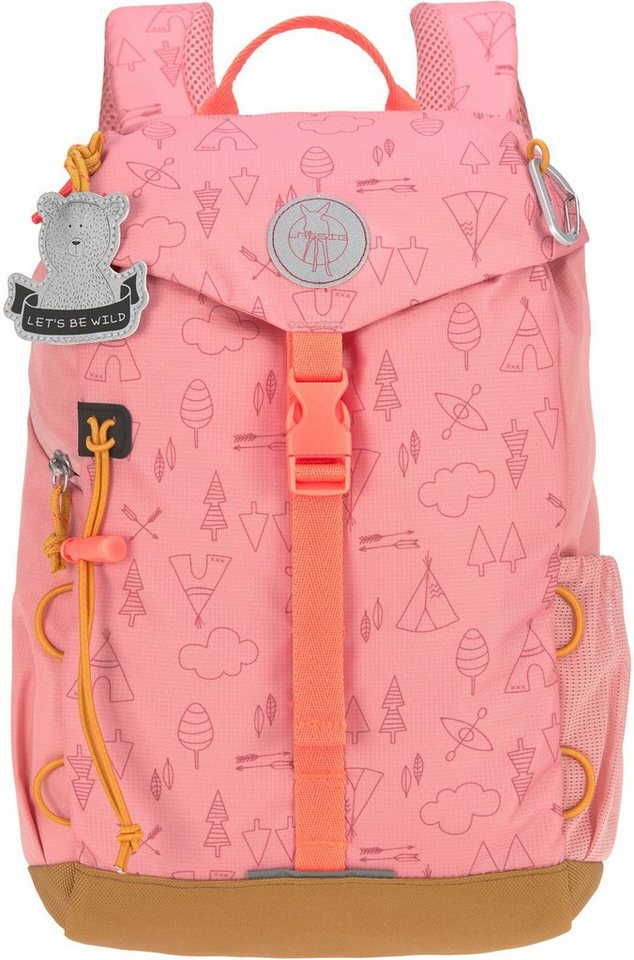 LÄSSIG Kinderrucksack Adventure, rose, Mini Backpack, inkl. Sitzunterlage, PETA-approved vegan, aus recyceltem Material von LÄSSIG