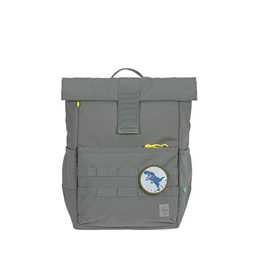 LÄSSIG Kinderrucksack mit Brustgurt Freizeitrucksack wasserabweisend, 12 Liter/Medium Rolltop Backpack green von LÄSSIG