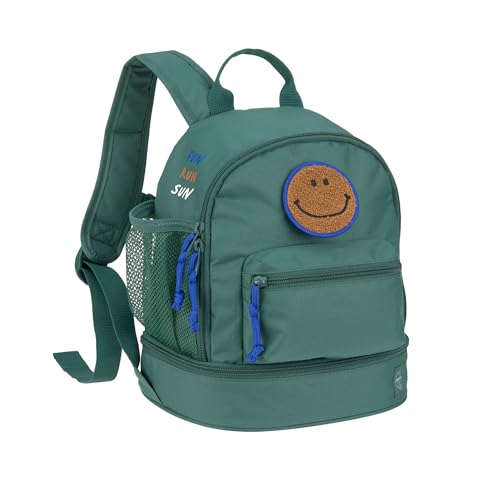 LÄSSIG Kinderrucksack mit Brustgurt Kindergartentasche Kindergartenrucksack 6,5L ab 3 Jahren/Mini Backpack Dark Green LÄSSIG Kinderrucksack mit Brustgurt Kindergartentasche Kindergartenrucksack 6,5L ab 3 Jahren/Mini Backpack Dark Green von LÄSSIG