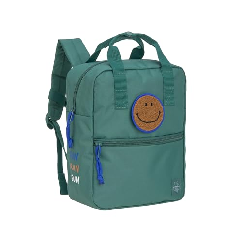 LÄSSIG Kinderrucksack mit Brustgurt Kindergartentasche Kindergartenrucksack 27 cm, 7 Liter, 3 Jahre/Mini Square Backpack Dark Green LÄSSIG Kinderrucksack mit Brustgurt Kindergartentasche Kindergartenrucksack 27 cm, 7 Liter, 3 Jahre/Mini Square Backpack Dark Green von LÄSSIG