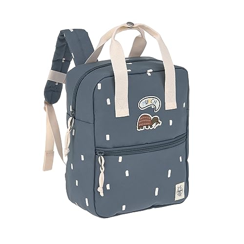 LÄSSIG Kinderrucksack mit Brustgurt Kindergartentasche Kindergartenrucksack 28 cm, 7 Liter, 3 Jahre/Mini Square Backpack Happy Prints Dunkelblau LÄSSIG Kinderrucksack mit Brustgurt Kindergartentasche Kindergartenrucksack 28 cm, 7 Liter, 3 Jahre/Mini Square Backpack Happy Prints Dunkelblau von LÄSSIG