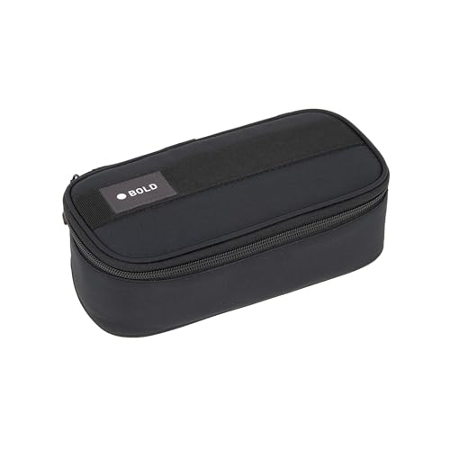 LÄSSIG Bold Schlampermäppchen Stiftemäppchen Schule/School Spacy Pencil Case Bold Black LÄSSIG Bold Schlampermäppchen Stiftemäppchen Schule/School Spacy Pencil Case Bold Black von LÄSSIG