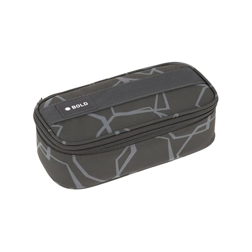 LÄSSIG Bold Schlampermäppchen Stiftemäppchen Schule/School Spacy Pencil Case Bold Edges Grey LÄSSIG Bold Schlampermäppchen Stiftemäppchen Schule/School Spacy Pencil Case Bold Edges Grey von LÄSSIG