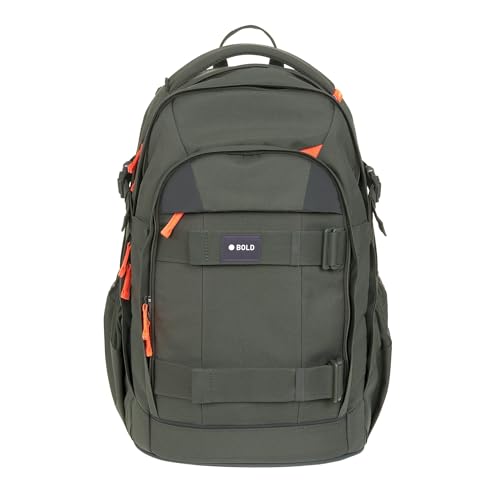 LÄSSIG Schulrucksack mit Reflektoren und höhenverstellbarem Rückenteil/School Backpack Bold Dark Olive LÄSSIG Schulrucksack mit Reflektoren und höhenverstellbarem Rückenteil/School Backpack Bold Dark Olive von LÄSSIG