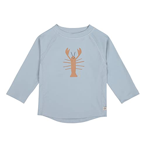 Lässig Schwimmshirt Badeshirt Langarm Splash & Fun Crayfish Light Blue, 03-06 Monate Gr. 62/68 von LÄSSIG